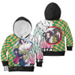 Tomioka Giyuu x Shinobu Anime Kids Hoodie and Sweater Custom Demon Slayer Cosplay Costume