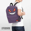 Gengar Pokemon Backpack Custom Anime School Bag