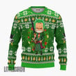 Roronoa Zoro Custom Ugly Sweater One Piece Knitted Sweatshirt Anime Christmas Gift