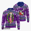 One Piece Custom Ugly Sweater Nico Robin Knitted Sweatshirt Anime Christmas Gift