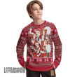 Nekoma High Ugly Sweater Haikyuu Knitted Sweatshirt Anime Christmas Gift
