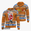 Son Goku Santa Claus Knitted Sweatshirt Dragon Ball Custom Ugly Sweater Anime Christmas Gift