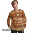 Bakugo Katsuki Ugly Sweater Custom My Hero Academia Knitted Sweatshirt Anime Christmas Gift