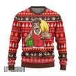 Dr Stone Ugly Sweater Custom Taiju Knitted Sweatshirt Anime Christmas Gift