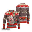 Re Zero Ugly Sweater Custom Natsuki x Beatrice Knitted Sweatshirt Anime Christmas Gift