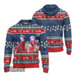Re Zero Ugly Sweater Custom Natsuki x Emilia Knitted Sweatshirt Anime Christmas Gift