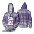 Re Zero Ugly Sweater Custom Emilia x Puck Knitted Sweatshirt Anime Christmas Gift