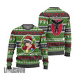 Death Note Ugly Sweater Custom L Lawliet Knitted Sweatshirt Anime Christmas Gift