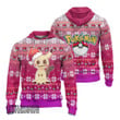 Mimikyu Ugly Christmas Sweater Pokemon Custom Knitted Sweatshirt