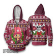 Chopper Ugly Sweater One Piece Custom Knitted Sweatshirt Anime Christmas Gift