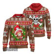 Chopper Chibi Ugly Sweater One Piece Custom Knitted Sweatshirt Anime Christmas Gift