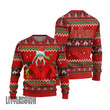 Inuyasha Knitted Ugly Christmas Sweater Red