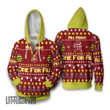 All Might Ugly Christmas Sweater My Hero Academia Knitted Sweatshirt
