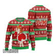 Neon Genesis Evangelion Ugly Christmas Sweater Asuka Knitted Sweatshirt