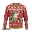 Himawari Ugly Sweater Boruto Custom Knitted Sweatshirt Anime Christmas Gift