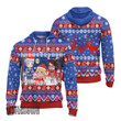 Boruto Chibi Knitted Ugly Christmas Sweater Blue
