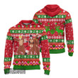 Boruto Chibi Knitted Ugly Christmas Sweater Red