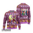 Hunter x Hunter Ugly Sweater Machi Custom Knitted Sweatshirt Anime Christmas Gift