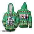 Hunter x Hunter Ugly Sweater Illumi Zoldyck Knitted Sweatshirt Anime Christmas Gift