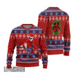 Naruto Ugly Christmas Sweater Sasuke Mangekyo Sharingan Knitted Sweatshirt