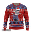 Sasuke Ugly Christmas Sweater Naruto Sharingan x Rinnegan Knitted Sweatshirt