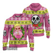 One Piece Ugly Sweater Doflamingo Custom Knitted Sweatshirt Anime Christmas Gift