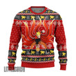 Naruto Baryon Mode Knitted Ugly Christmas Sweater
