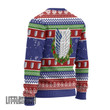 Attack On Titan Ugly Christmas Sweater Scout Regiment Custom Anime Knitted Sweatshirt