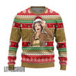 Attack On Titan Ugly Christmas Sweater Zoe Hange Custom Anime Knitted Sweatshirt