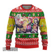 Demon Slayer Characters Ugly Christmas Sweater KnY Custom Anime Knitted Sweatshirt