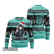 Muichiro Ugly Christmas Sweater Demon Slayer Custom Anime Knitted Sweatshirt