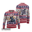 Tengen Ugly Christmas Sweater Demon Slayer Custom Anime Knitted Sweatshirt