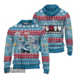 Sakonji Ugly Christmas Sweater Demon Slayer Custom Anime Knitted Sweatshirt