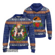 Haikyuu Ugly Christmas Sweater Main Characters Custom Anime Knitted Sweatshirt