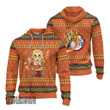 KnY Demon Slayer Ugly Christmas Sweater Kyojuro Custom Knitted Sweatshirt