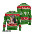 The Promised Neverland Ugly Christmas Sweater Ray x Emma Custom Knitted Sweatshirt