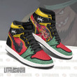 Marshall D Teach Anime Shoes Custom 1Piece JD Sneakers - LittleOwh - 2