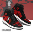 Itachi Akatsuki Sneakers Custom Crow Design On Anime Shoes - LittleOwh - 2