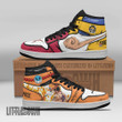 Luffy x Portgas D Ace Anime Shoes Custom One Piece JD Sneakers - LittleOwh - 1