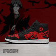 Itachi Akatsuki Sneakers Custom Crow Design On Anime Shoes - LittleOwh - 4