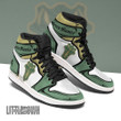 Green Mantis JD Sneakers Custom Black Clover Anime Shoes - LittleOwh - 4