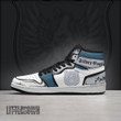 Silver Eagle JD Sneakers Custom Black Clover Anime Shoes - LittleOwh - 3