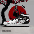 Akatsuki Itachi Shoes Custom Anime Ninja Under The Sun JD Sneakers - LittleOwh - 4