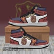 Crimson Lion JD Sneakers Custom Black Clover Anime Shoes - LittleOwh - 1