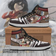 Attack On Titan Shoes Mikasa Ackerman Custom Anime JD Sneakers - LittleOwh - 1