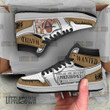 Portgas D Ace Wanted JD Sneakers Custom 1Piece Anime Shoes - LittleOwh - 4