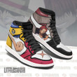 Luffy x Shanks Anime Shoes Custom 1Piece JD Sneakers - LittleOwh - 2