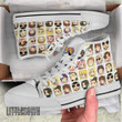 Nrt High Top Canvas Shoes Custom Cute Chibi Face Anime Sneakers - LittleOwh - 3