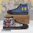 Shikamaru High Top Canvas Shoes Custom Anime Mixed Manga Style