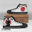 Sasuke Akatsuki Custom Nrt High Top Sneakers Canvas Anime Shoes - LittleOwh - 2